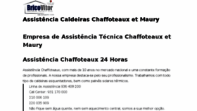 What Assistencia-caldeira-chaffoteaux.com website looked like in 2018 (5 years ago)