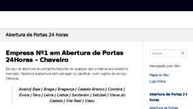 What Aberturadeporta24horas.pt website looked like in 2018 (5 years ago)
