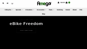 What Amegoev.com website looked like in 2018 (5 years ago)