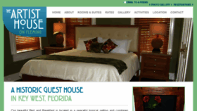 What Artisthouseonfleming.com website looked like in 2018 (5 years ago)