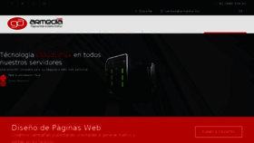What Armedia.mx website looked like in 2018 (7 years ago)
