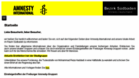 What Amnesty-suedbaden.de website looked like in 2018 (5 years ago)