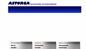 What Astorga.de website looked like in 2018 (5 years ago)