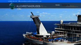 What Allchristiancruises.com website looked like in 2018 (5 years ago)