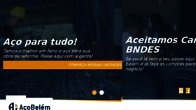What Acobelem.com.br website looked like in 2018 (5 years ago)