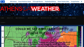 What Athensgaweather.com website looked like in 2018 (5 years ago)