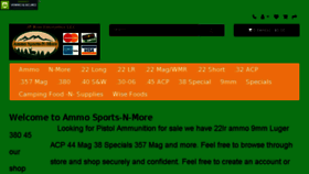 What Ammosportsnmore.com website looked like in 2018 (5 years ago)