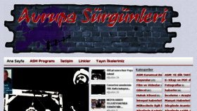 What Avrupasurgunleri.com website looked like in 2018 (5 years ago)