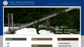 What Arunachalpwd.org website looked like in 2018 (5 years ago)