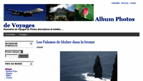 What Albumphotosvoyages.fr website looked like in 2018 (5 years ago)