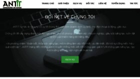 What Antit.vn website looked like in 2018 (5 years ago)