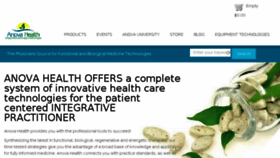 What Anovahealth.com website looked like in 2018 (5 years ago)
