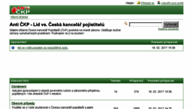 What Antickp.cz website looked like in 2018 (5 years ago)