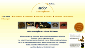 What Ardor-goldschmiedewerkstatt.de website looked like in 2018 (5 years ago)
