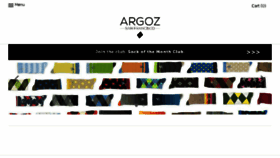 What Argoz.com website looked like in 2018 (5 years ago)