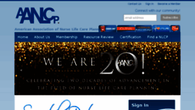 What Aanlcp.org website looked like in 2018 (5 years ago)