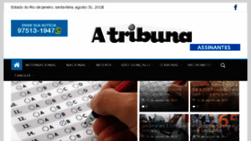 What Atribunarj.com.br website looked like in 2018 (5 years ago)