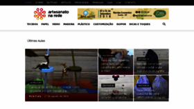 What Artesanatonarede.com.br website looked like in 2018 (5 years ago)