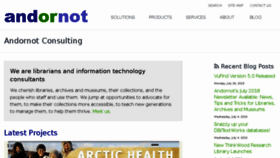 What Andornot.com website looked like in 2018 (6 years ago)