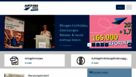 What Aufstiegs-bafoeg.de website looked like in 2018 (5 years ago)
