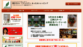 What Acsysun-shop.jp website looked like in 2018 (5 years ago)