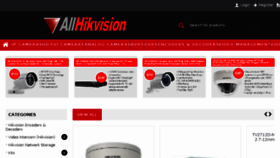 What Allhikvision.com website looked like in 2018 (5 years ago)
