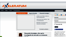 What Axeleratum.com website looked like in 2018 (5 years ago)
