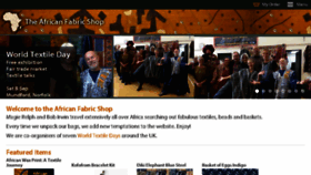 What Africanfabric.co.uk website looked like in 2018 (5 years ago)