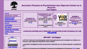 What Afpacp.fr website looked like in 2018 (5 years ago)