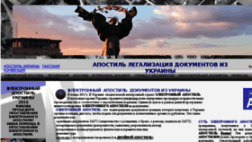 What Apostille-ukraine.com website looked like in 2018 (5 years ago)