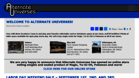 What Alternateu.com website looked like in 2018 (5 years ago)