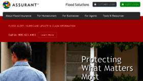What Assurantfloodsolutions.com website looked like in 2018 (5 years ago)