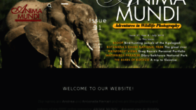 What Animamundimag.com website looked like in 2018 (5 years ago)