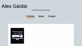 What Alexgaidai.com website looked like in 2018 (5 years ago)