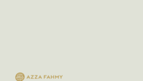 What Azzafahmy.com website looked like in 2018 (5 years ago)
