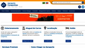 What Aeroportocongonhas.net website looked like in 2018 (5 years ago)