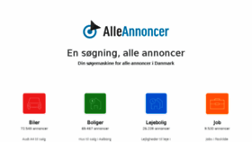 What Alleannoncer.dk website looked like in 2018 (5 years ago)