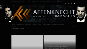 What Affenknecht.com website looked like in 2018 (5 years ago)