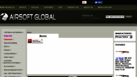 What Airsoftglobal.com website looked like in 2018 (5 years ago)