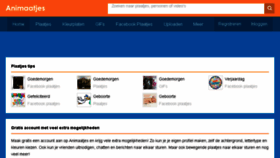 What Animaatjes.nl website looked like in 2018 (5 years ago)