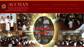 What Accman.in website looked like in 2018 (5 years ago)