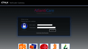 What Access.atlanticare.org website looked like in 2018 (5 years ago)