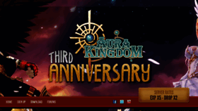What Aurakingdom.to website looked like in 2018 (5 years ago)