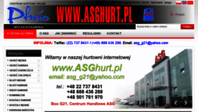 What Asghurt.pl website looked like in 2018 (5 years ago)