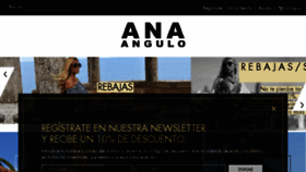 What Anaangulo.com website looked like in 2018 (5 years ago)