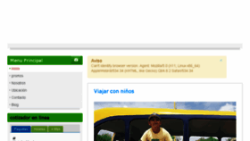 What Agenciadeviajesjaguar.com website looked like in 2018 (5 years ago)