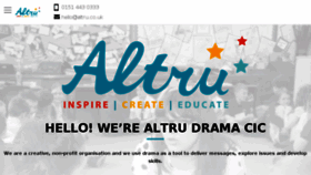 What Altru.co.uk website looked like in 2018 (5 years ago)