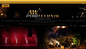 What Aw-pyrotechnik.de website looked like in 2018 (5 years ago)