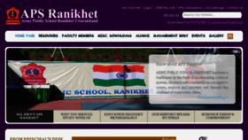 What Apsranikhet.in website looked like in 2018 (5 years ago)
