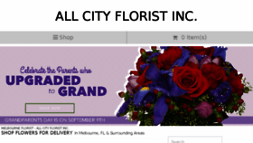 What Allcityfloristmelbourne.com website looked like in 2018 (5 years ago)